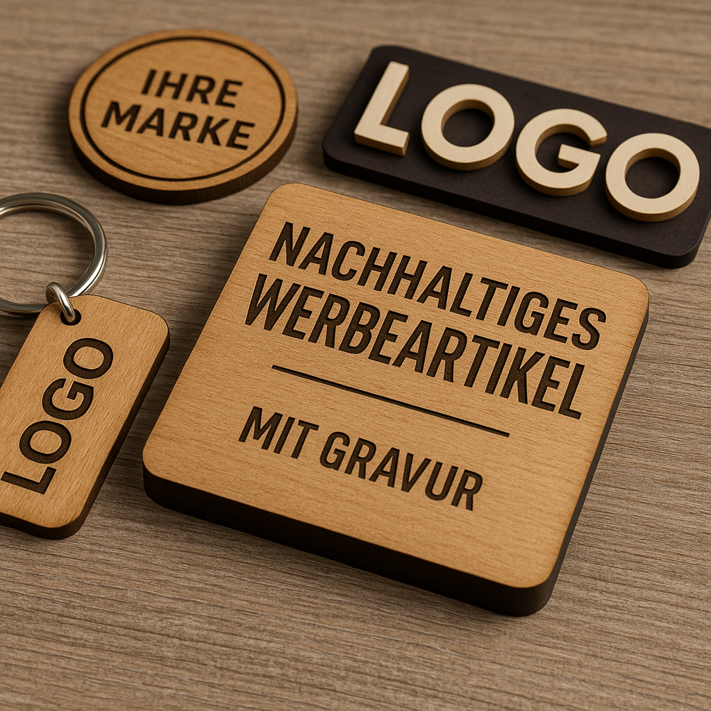 Nachhaltige Werbeartikel mit Gravur